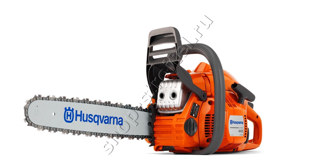 Увеличенная фотография Бензопила Husqvarna 445 E (X-TORQ) 2,1кВт 9650828-35